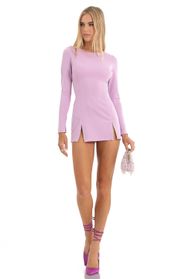 Picture thumb Claudette Rhinestone Cinched Bodycon Dress in Purple. Source: https://media.lucyinthesky.com/data/Dec22/170xAUTO/70756edb-342f-4207-ba6b-3cbe3909b3fe.jpg