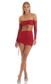 Picture thumb Jodie Mesh Two Piece Skirt Set in Red. Source: https://media.lucyinthesky.com/data/Dec22/170xAUTO/77c67df5-bfd3-4593-80e9-dc73535d86fa.jpg