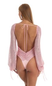 Picture thumb Amory Sequin Long Sleeve Bodysuit in Pink. Source: https://media.lucyinthesky.com/data/Dec22/170xAUTO/86aa0f0e-59f2-404d-9059-db79a5d05805.jpg