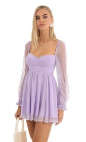 Picture thumb Murphy Corset Long Sleeve Dress in Purple. Source: https://media.lucyinthesky.com/data/Dec22/170xAUTO/8f5d5d3d-e52b-4aed-bf08-f7602b08e3a7.jpg