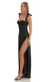 Picture thumb Aries Satin Side Slit Maxi Dress in Black. Source: https://media.lucyinthesky.com/data/Dec22/170xAUTO/a5f133bf-019d-4eb2-af97-fad77323042e.jpg