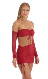 Picture thumb Jodie Mesh Two Piece Skirt Set in Red. Source: https://media.lucyinthesky.com/data/Dec22/170xAUTO/abed9a9b-2a9d-4f87-80ac-258243e177af.jpg