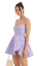 Picture thumb Calem Floral Jacquard Cross Back Dress in Purple. Source: https://media.lucyinthesky.com/data/Dec22/170xAUTO/c8455a3f-4534-48cf-9063-4faea49cdf69.jpg