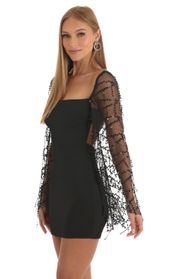 Picture thumb Korra Sequin Flare Sleeve Dress in Black. Source: https://media.lucyinthesky.com/data/Dec22/170xAUTO/cd2d60c0-7f3d-48d9-9652-af2f1f925a18.jpg
