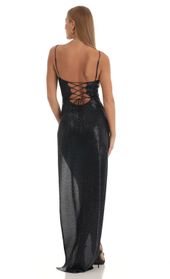 Picture thumb Lipa Holographic Sequin Maxi Dress in Black. Source: https://media.lucyinthesky.com/data/Dec22/170xAUTO/e50ef496-f59b-486a-bba0-89869e9a4570.jpg