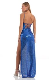 Picture thumb Cosima Sequin Cowl Neck Maxi Dress in Blue. Source: https://media.lucyinthesky.com/data/Dec22/170xAUTO/fc87f019-b417-4944-be45-aad6f2f90965.jpg
