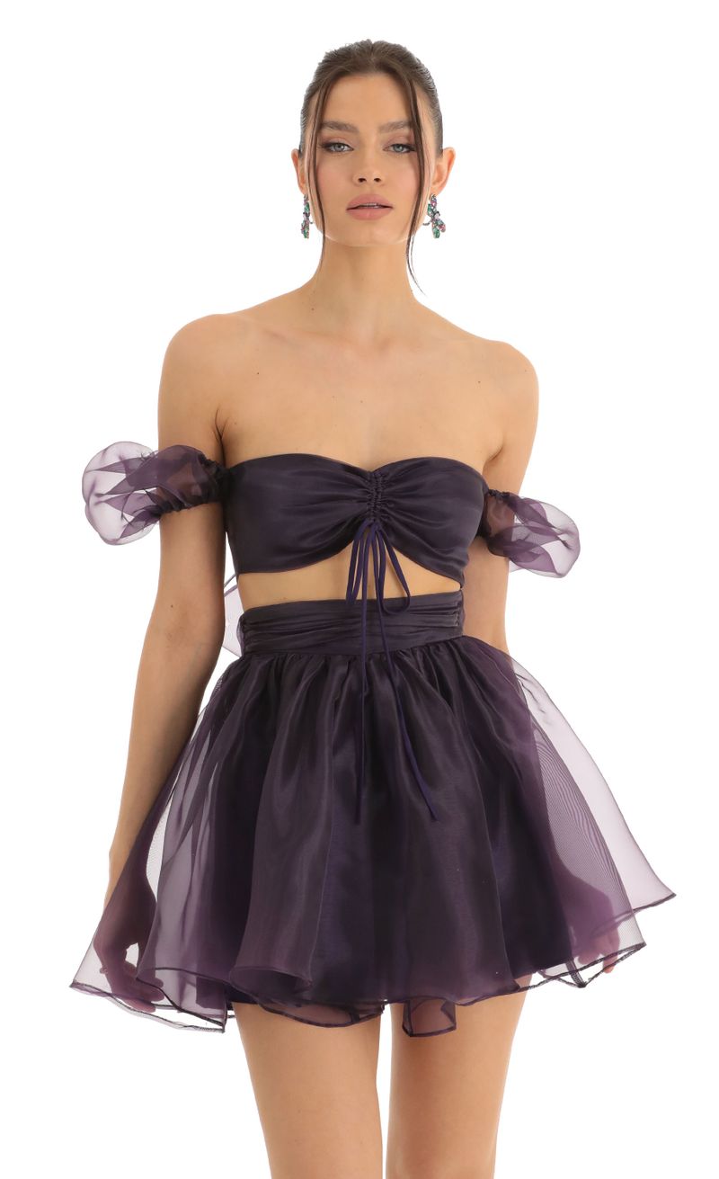Picture Laney Two Piece Skirt Set in Purple. Source: https://media.lucyinthesky.com/data/Dec22/800xAUTO/cf8a6a3b-1bd7-4ab5-a4b9-a71b0f9eecac.jpg