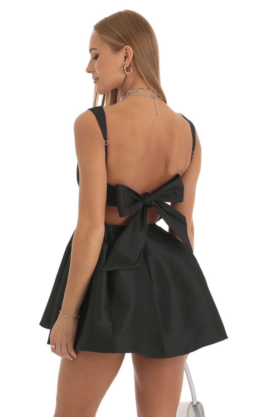 Picture Kassidy Sequin Bust A-Line Dress in Black. Source: https://media.lucyinthesky.com/data/Dec22/850xAUTO/662c59f1-b6d7-4801-b50a-19f6a83536d7.jpg