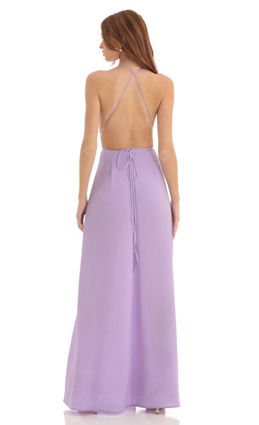 Picture Allure Sequin Maxi Dress in Purple. Source: https://media.lucyinthesky.com/data/Dec22/850xAUTO/7007485b-c165-4899-9dab-b8c3dd6f5ed7.jpg
