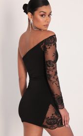 Picture thumb Nika Asymmetric Lace Dress in Black. Source: https://media.lucyinthesky.com/data/Feb20_1/170xAUTO/781A1892.JPG