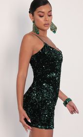 Picture thumb Glisten Velvet Sequin Bodycon in Green. Source: https://media.lucyinthesky.com/data/Feb20_1/170xAUTO/781A7370.JPG
