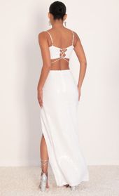 Picture thumb Gala Sequin Maxi Set in White. Source: https://media.lucyinthesky.com/data/Feb20_1/170xAUTO/781A9581.JPG