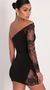 Picture Nika Asymmetric Lace Dress in Black. Source: https://media.lucyinthesky.com/data/Feb20_1/50x90/781A1892.JPG