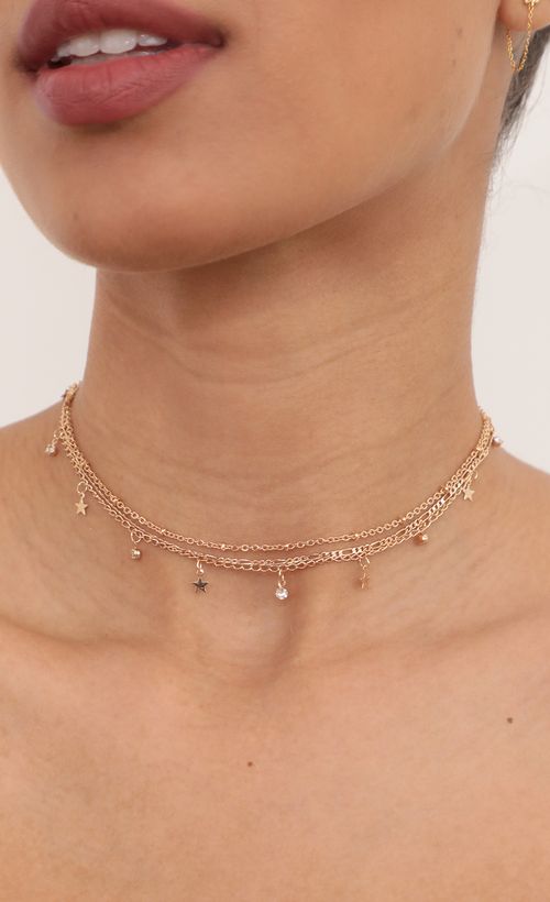 Picture Star and Rhinestones Drop Charm Choker. Source: https://media.lucyinthesky.com/data/Feb21_2/500xAUTO/AT2A2324_COPY.JPG