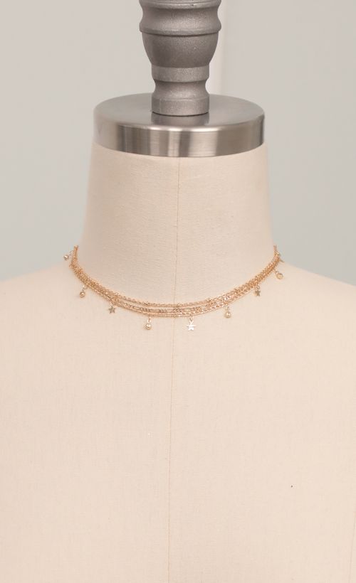 Picture Star and Rhinestones Drop Charm Choker. Source: https://media.lucyinthesky.com/data/Feb21_2/500xAUTO/AT2A6146_COPY.JPG