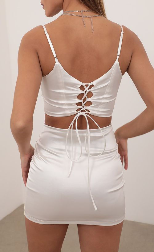 Picture Adriana Satin Set in White. Source: https://media.lucyinthesky.com/data/Feb21_2/500xAUTO/AT2A9669.JPG