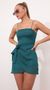 Picture Double Tie Crepe Wrap Dress in Green. Source: https://media.lucyinthesky.com/data/Feb21_2/50x90/1V9A2676.JPG