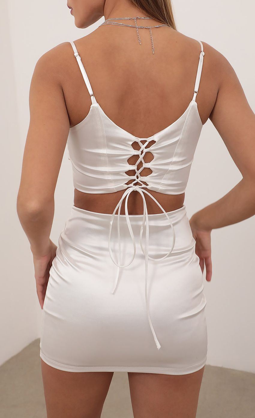 Picture Adriana Satin Set in White. Source: https://media.lucyinthesky.com/data/Feb21_2/850xAUTO/AT2A9669.JPG
