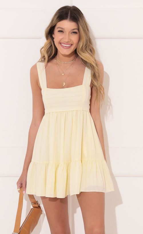 Picture Aurora Square Neckline Dress in Cream. Source: https://media.lucyinthesky.com/data/Feb22_1/500xAUTO/1V9A8557.JPG