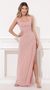 Picture Celestina Maxi Dress in Shimmer Pink. Source: https://media.lucyinthesky.com/data/Feb22_1/50x90/1V9A3158.JPG