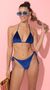 Picture Mykonos Triangle Bikini Set in Blue Shimmer. Source: https://media.lucyinthesky.com/data/Feb22_2/50x90/1V9A0736.JPG