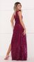 Picture Olivia One Shoulder Sequin Maxi Dress in Dark Pink. Source: https://media.lucyinthesky.com/data/Feb22_2/50x90/1V9A2288.JPG