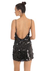 Picture Amalou Big Sequin Cami Dress in Black. Source: https://media.lucyinthesky.com/data/Feb23/150xAUTO/5f78ae73-1a02-4be0-8cc9-fb4b2d37ab8c.jpg