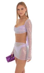 Picture thumb Melinda Sequin Three Piece Skirt Set in Lavender. Source: https://media.lucyinthesky.com/data/Feb23/170xAUTO/09ff0338-bc6d-4faa-b060-f38c032295b1.jpg