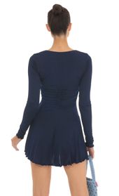 Picture thumb Giva Ruched Sweetheart Neck Dress in Navy. Source: https://media.lucyinthesky.com/data/Feb23/170xAUTO/122887c7-d5e1-4d22-bd2b-080c05d3ca0f.jpg