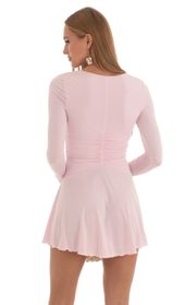 Picture thumb Giva Ruched Sweetheart Neck Dress in Pink. Source: https://media.lucyinthesky.com/data/Feb23/170xAUTO/2700cc4a-4a30-40c9-99ae-4754002d9480.jpg