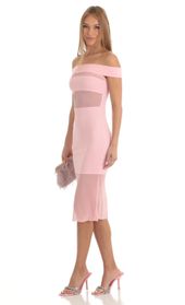 Picture thumb Brit Mesh Illusion Off Shoulder Midi in Pink. Source: https://media.lucyinthesky.com/data/Feb23/170xAUTO/50cb8367-8dae-4b25-ac67-d22d31b70ad8.jpg