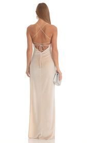 Picture thumb Baylin Velvet Rhinestone Slit Maxi Dress in Nude. Source: https://media.lucyinthesky.com/data/Feb23/170xAUTO/56cd64b5-0aac-47d4-af0c-5e94a4690d7b.jpg