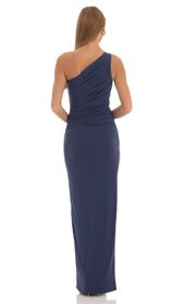 Picture thumb Zahra Rhinestone Slit One Shoulder Maxi Dress in Navy. Source: https://media.lucyinthesky.com/data/Feb23/170xAUTO/5ea81bd0-e34e-4af3-8631-6403ac593e2f.jpg