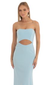 Picture thumb Moravia Crepe High Low Maxi Dress in Blue. Source: https://media.lucyinthesky.com/data/Feb23/170xAUTO/6069b07f-35aa-44f0-8d3b-209fbd97294c.jpg