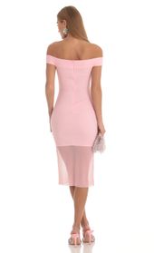 Picture thumb Brit Mesh Illusion Off Shoulder Midi in Pink. Source: https://media.lucyinthesky.com/data/Feb23/170xAUTO/61bbd196-d4dc-46b6-a8cc-51901566fe86.jpg