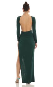 Picture thumb Chessa Open Back Maxi Dress in Green. Source: https://media.lucyinthesky.com/data/Feb23/170xAUTO/62fe912c-fa52-4f14-8110-c3ae457147e1.jpg