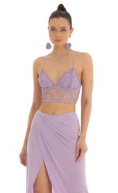 Picture thumb Chase Sequin Two Piece Maxi Skirt Set in Purple. Source: https://media.lucyinthesky.com/data/Feb23/170xAUTO/6f5654f7-8960-4370-8065-11c326e29eed.jpg