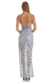 Picture thumb Idris Sequin Strapless Maxi Dress in Silver. Source: https://media.lucyinthesky.com/data/Feb23/170xAUTO/813ee235-333a-40a3-aaff-ed13f6be5527.jpg