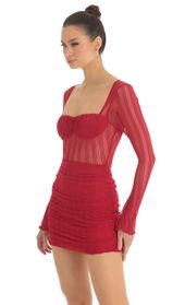 Picture thumb Braxton Sheer Mesh Long Sleeve Dress in Red. Source: https://media.lucyinthesky.com/data/Feb23/170xAUTO/8623df26-b2f5-4123-b0d5-56807841517c.jpg