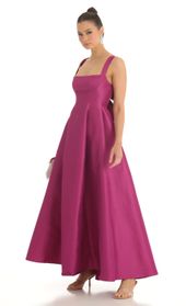 Picture thumb Foxie Fit and Flare Maxi Dress in Dark Pink. Source: https://media.lucyinthesky.com/data/Feb23/170xAUTO/8c5829f8-0661-4df7-95b3-653a9df7668c.jpg