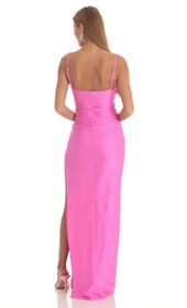 Picture thumb Yennefer High Slit Cowl Neck Maxi Dress in Hot Pink. Source: https://media.lucyinthesky.com/data/Feb23/170xAUTO/9408cbe2-31ea-4d21-bc80-82d156160d25.jpg
