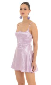 Picture thumb Denali Satin Corset Fit and Flare Dress in Lavender. Source: https://media.lucyinthesky.com/data/Feb23/170xAUTO/94aa6b3f-d186-4c54-99c7-7764019b712c.jpg