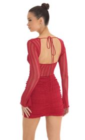 Picture thumb Braxton Sheer Mesh Long Sleeve Dress in Red. Source: https://media.lucyinthesky.com/data/Feb23/170xAUTO/f89f8d25-0870-4c8a-9006-af613d33596f.jpg