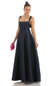 Picture thumb Foxie Fit and Flare Maxi Dress in Navy. Source: https://media.lucyinthesky.com/data/Feb23/170xAUTO/fbbc4ed7-7336-49ce-a05a-8a967df3563d.jpg