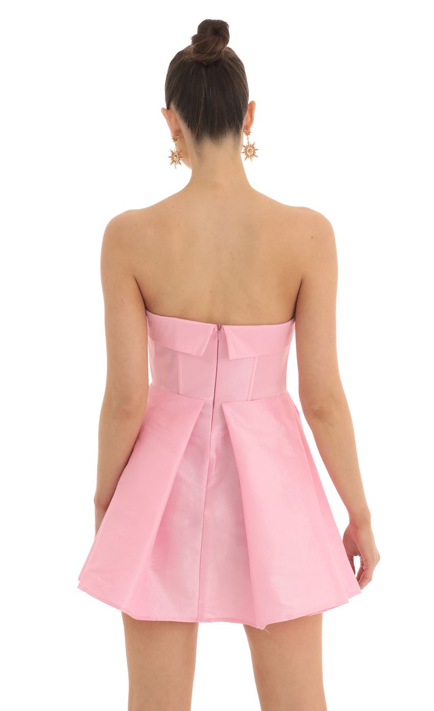 Picture Thelia A-LIne Strapless Dress in Pink. Source: https://media.lucyinthesky.com/data/Feb23/850xAUTO/4c25f9ba-28c1-414a-9078-b2d7637b022b.jpg