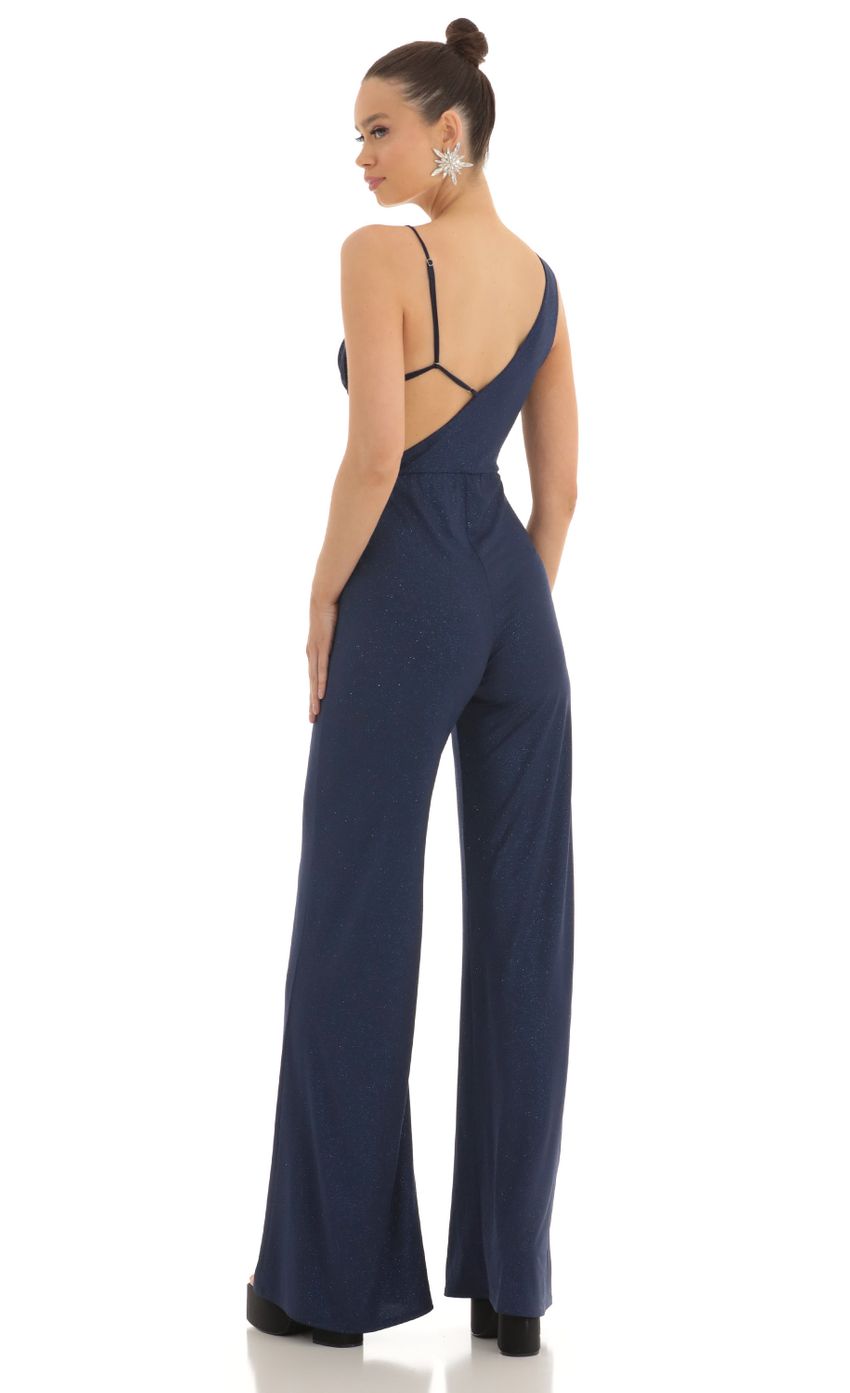 Picture Late To The Party Glitter Bikini Jumpsuit in Navy. Source: https://media.lucyinthesky.com/data/Feb23/850xAUTO/caf44276-e527-4355-802c-087b8d767542.jpg