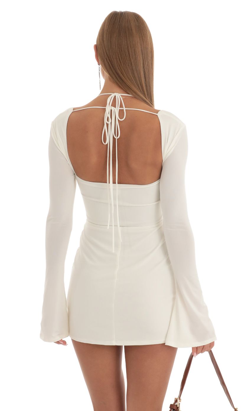 Picture Soraya Corset Long Sleeve Dress in White. Source: https://media.lucyinthesky.com/data/Feb23/850xAUTO/cc2d2cfc-6065-4cad-82ec-a499c4137595.jpg
