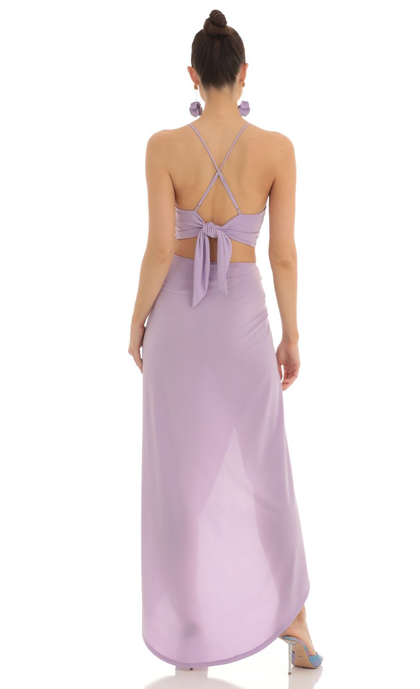 Picture Chase Sequin Two Piece Maxi Skirt Set in Purple. Source: https://media.lucyinthesky.com/data/Feb23/850xAUTO/ed019419-62b3-4496-885a-e50d066bfc1b.jpg