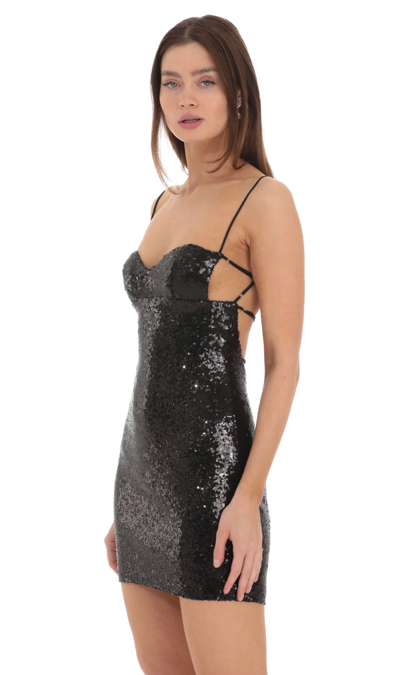 Picture Sequin Open Back Bodycon Dress in Black. Source: https://media.lucyinthesky.com/data/Feb24/850xAUTO/2aa8d760-5afe-41de-bcdc-a094570714d4.jpg