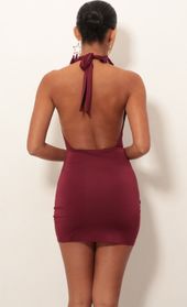 Picture thumb Peek-a-boo Bodycon Dress In Plum. Source: https://media.lucyinthesky.com/data/Jan19_2/170xAUTO/0Y5A2914.JPG